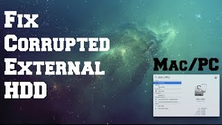 [UPDATE] Fix Corrupted External HDD Mac/PC (WD my passport)