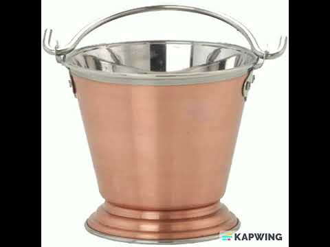 Steel Balti with copper plating