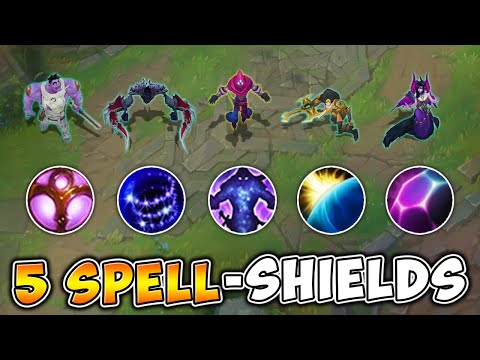 WE PICKED A FULL TEAM OF SPELL-SHIELDS AND NOBODY CAN CC US... LIKE EVER