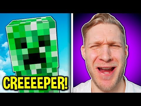 😨 En CREEEPER! 😨 - Minecraft Chunk Defense EP02
