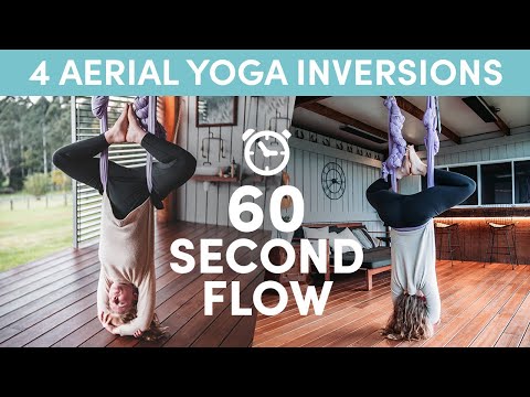 Aerial Yoga Inversion Poses for Beginners