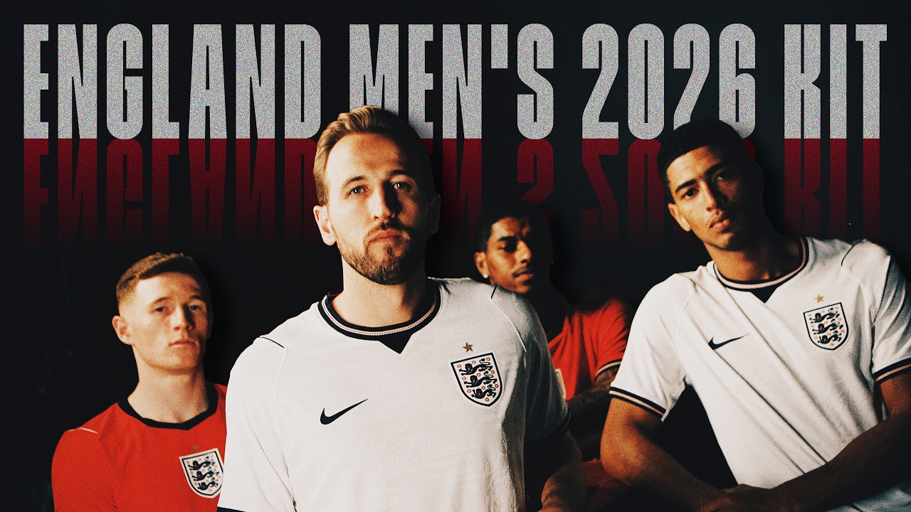 This Hits Different 🔥🏴󠁧󠁢󠁥󠁮󠁧󠁿 The New England Men's Kit is ready for the 2026 FIFA World Cup - YouTube