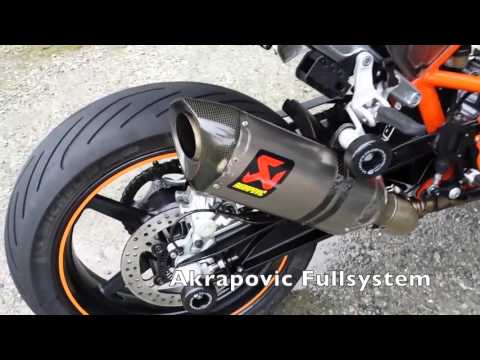 exhaust sound comparison for Ktm Duke 690