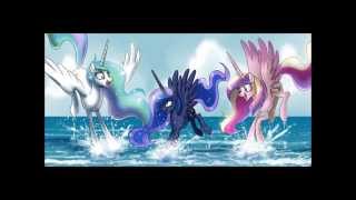 Princess Luna, Tia and some Cadence...Hey, Soul Sister