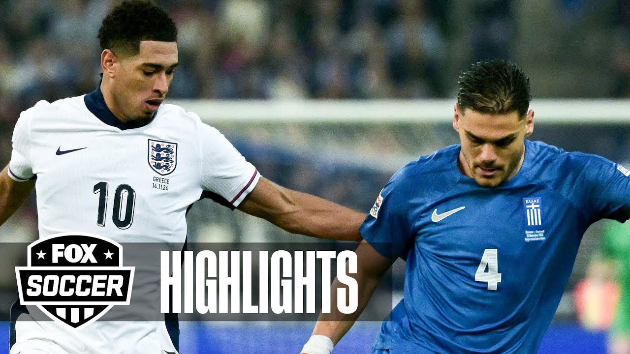 Greece vs. England UEFA Nations League Highlights | FOX Soccer
