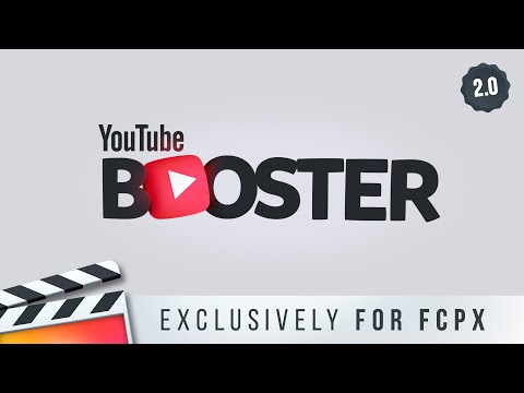 YouTube Booster PLUGIN for Final Cut Pro - Trailer | FCP Templates
