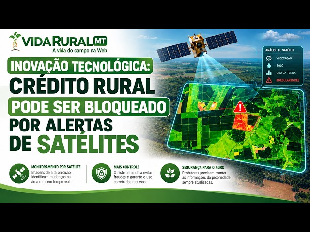 : CRÉDITO RURAL PODE SER BLOQUEADO POR ALERTAS DE SATÉLITES