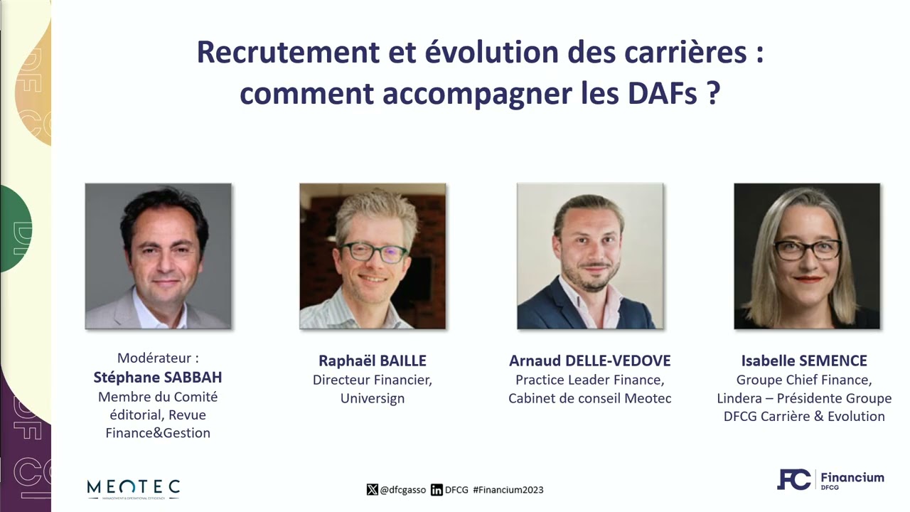 Atelier recrutement et évolution des carrières : comment accompagner les DAFs ?
