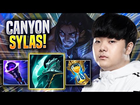 CANYON CRAZY GAME WITH SYLAS! - DK Canyon Plays Sylas JUNGLE vs Kindred! | Preseason 2023