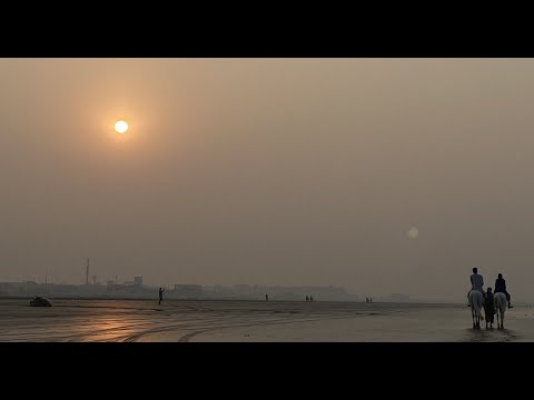 BEAUTIFUL SUNRISE @seaview by Syeda Kanza Kalam | picnic @seasidekarachi