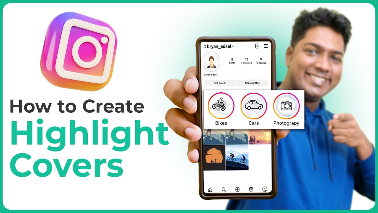 How To Create Instagram Story Highlight Covers - 2024