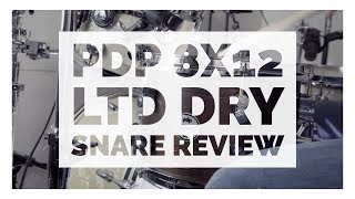 Video thumbnail for PDP 8x12 LTD Dry Snare Review | 3 drums in 1! by Cole Paramore