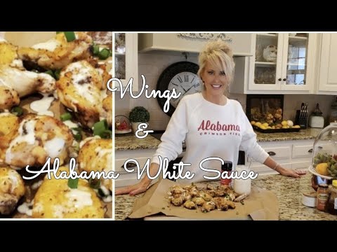 How To Make Wings & Alabama White Sauce