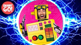 The Robot Dance ⚡️HYPERSPEED REMIX⚡️/// Danny Go! Songs for Kids