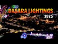 Mysore Dasara Lightings 2025 Dasara Illumination Mysore Dasara Mysore Dasara Aerial View