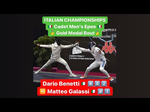 Italian Championships 2022 CME - GOLD - Alberto Paoletti v Matteo Galassi