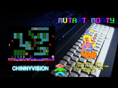 ChinnyVision - Ep 345 - Mutant Monty - Amstrad CPC, Spectrum, C64, MSX