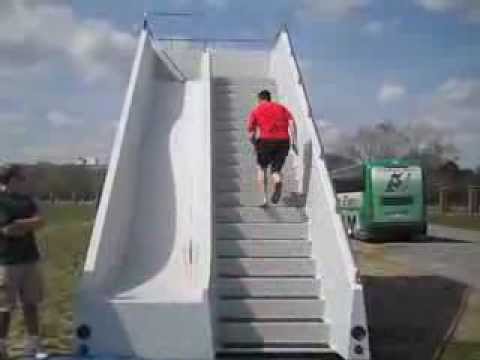 P.T. Ricci Attempts the Gentle Giant Stair Challenge