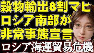 【ロシア貿易危機】主要農業地帯ロストフ州が輸出8割減「非常事態宣言」インフラ打撃が深刻化。ウクライナ情勢・戦争の最新ニュース解説
