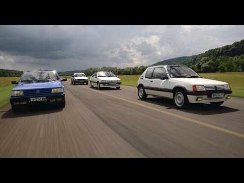 Peugeot 205 GTI, 309 GTI, 405 Mi16, 505 Turbo [COMPARATIF VIDEO] : so show !