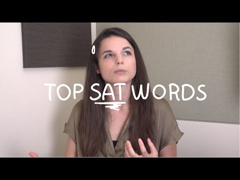 アリーシャとの週刊英単語 - SATのトップ単語 (Weekly English Words with Alisha - Top SAT words)