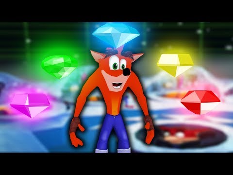 Crash Bandicoot The Wrath of Cortex - All Color Gems