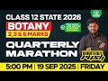Class 12 Quarterly Exam Botany 2 3 And 5 Marks Shine Sir Xylem State Tamil