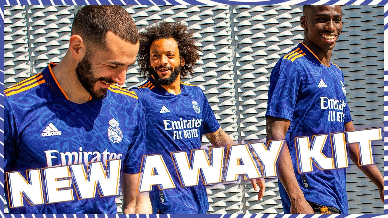 Watch video NEW REAL MADRID AWAY KIT 2021/22 Now NEW REAL MADRID AWAY KIT 2021/22