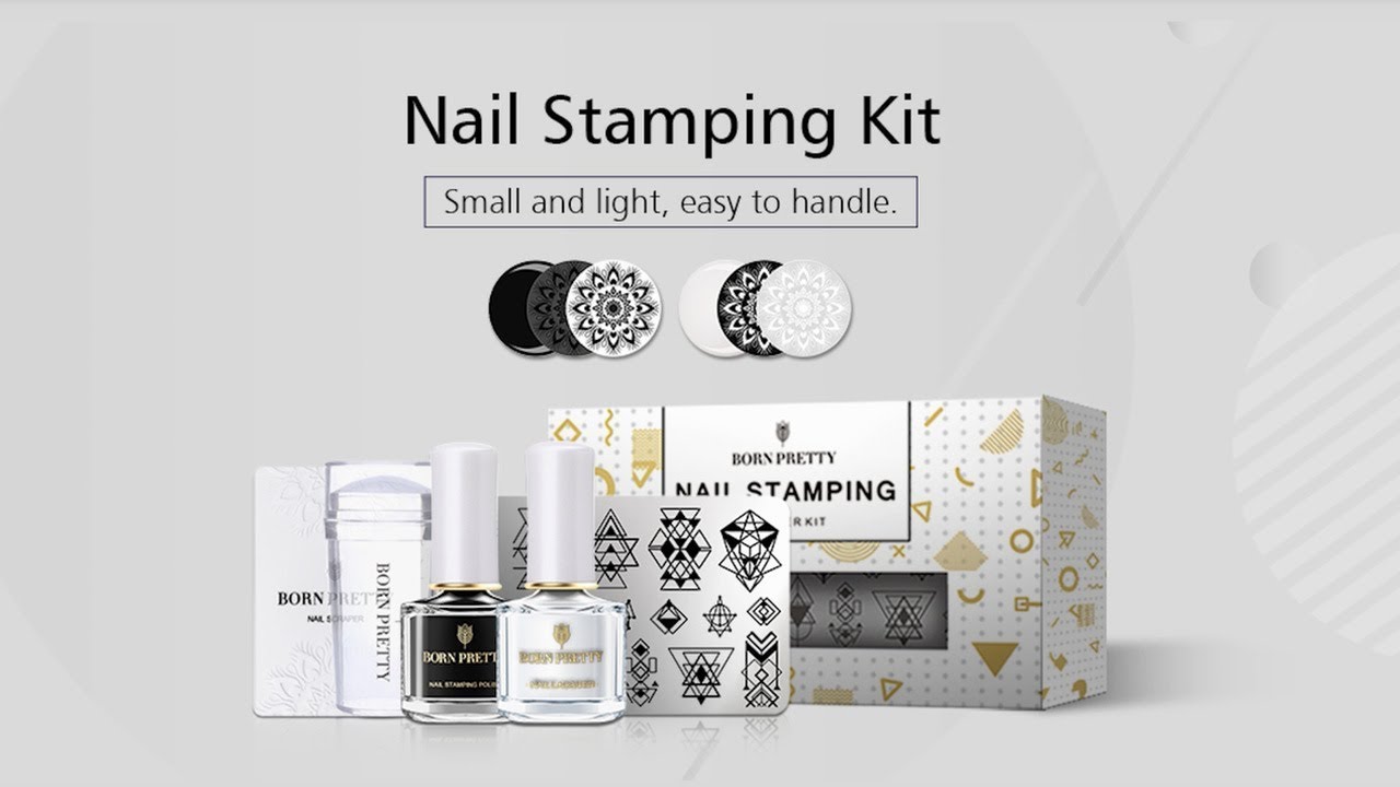 BORN PRETTY 5Pcs Nail Stamping Kit
