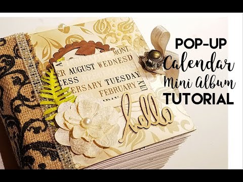 Calendar Mini Album Tutorial