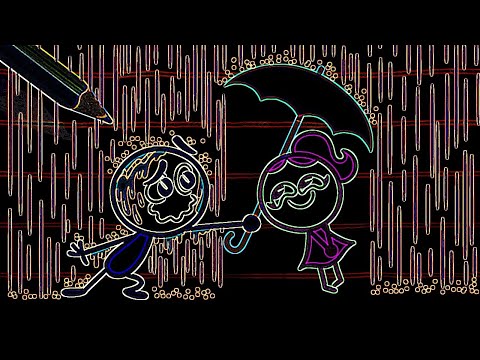 Eye Care Cartoon "Rain Woman - Pencilmation"