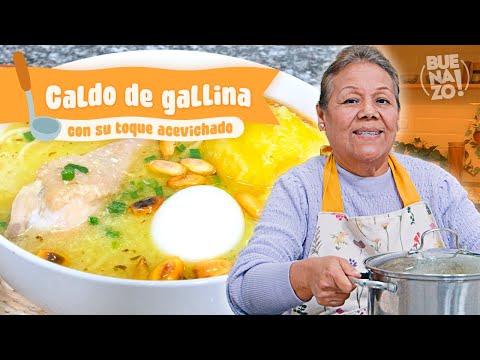 ¿Cómo preparar un potente CALDO DE GALLINA? Receta BUENAZA paso a paso