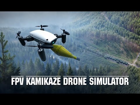 Видео FPV kamikaze drone simulator #1