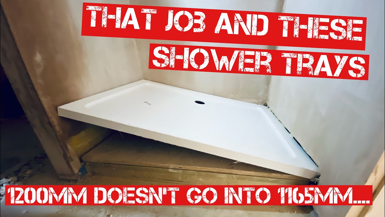 Watch video SHOWER TRAY INSTALLING…THIS IS WHAT ITS REALLY LIKE DAY TO DAY PLUMBING ON SOME JOBS Now SHOWER TRAY INSTALLING…THIS IS WHAT ITS REALLY LIKE DAY TO DAY PLUMBING ON SOME JOBS