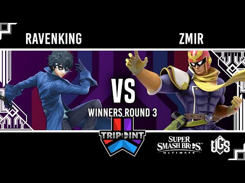 Tripoint Smash 195  -  Winners Round 3  -  Ravenking(Joker) Vs. Zmir(Captain Falcon)