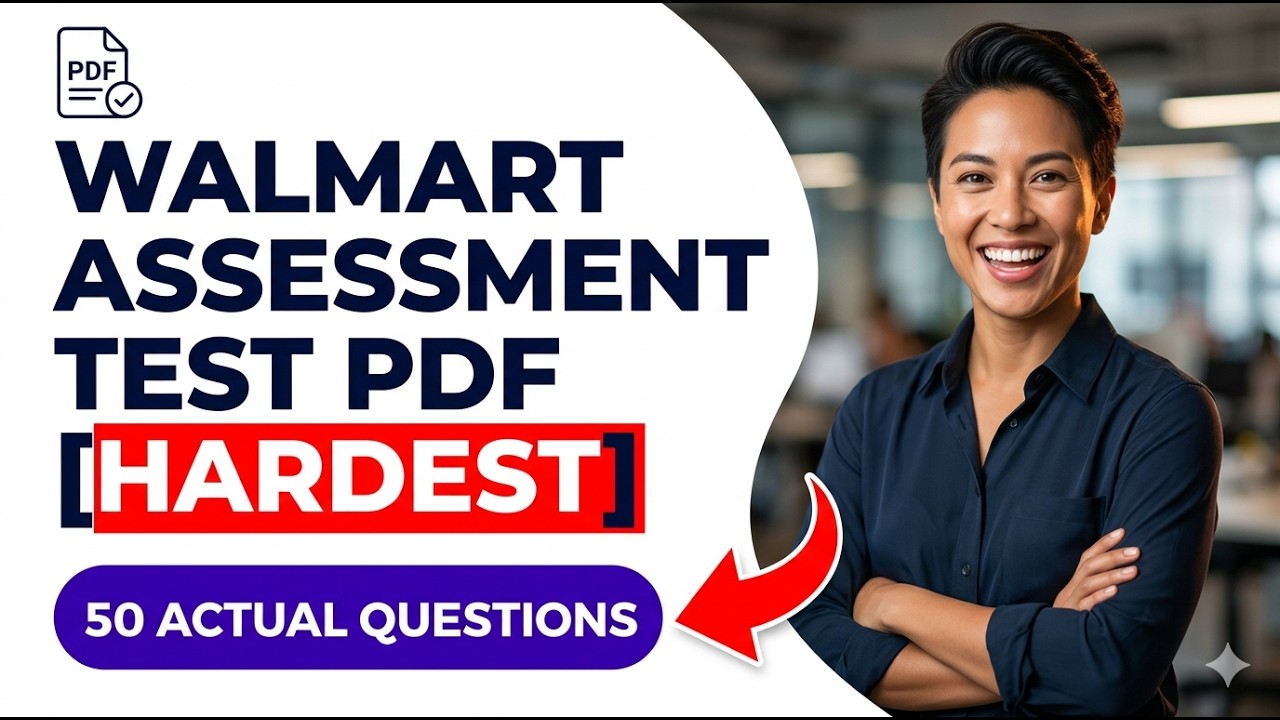 Walmart Assessment Test PDF 2026 | Free Study Guide and Answer Key for RAA TEA and MEA