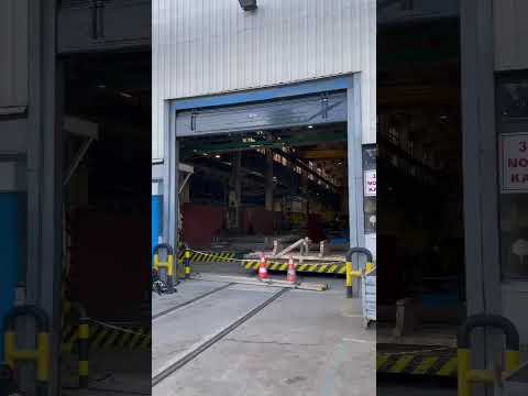 industrial high-speed fold-up door