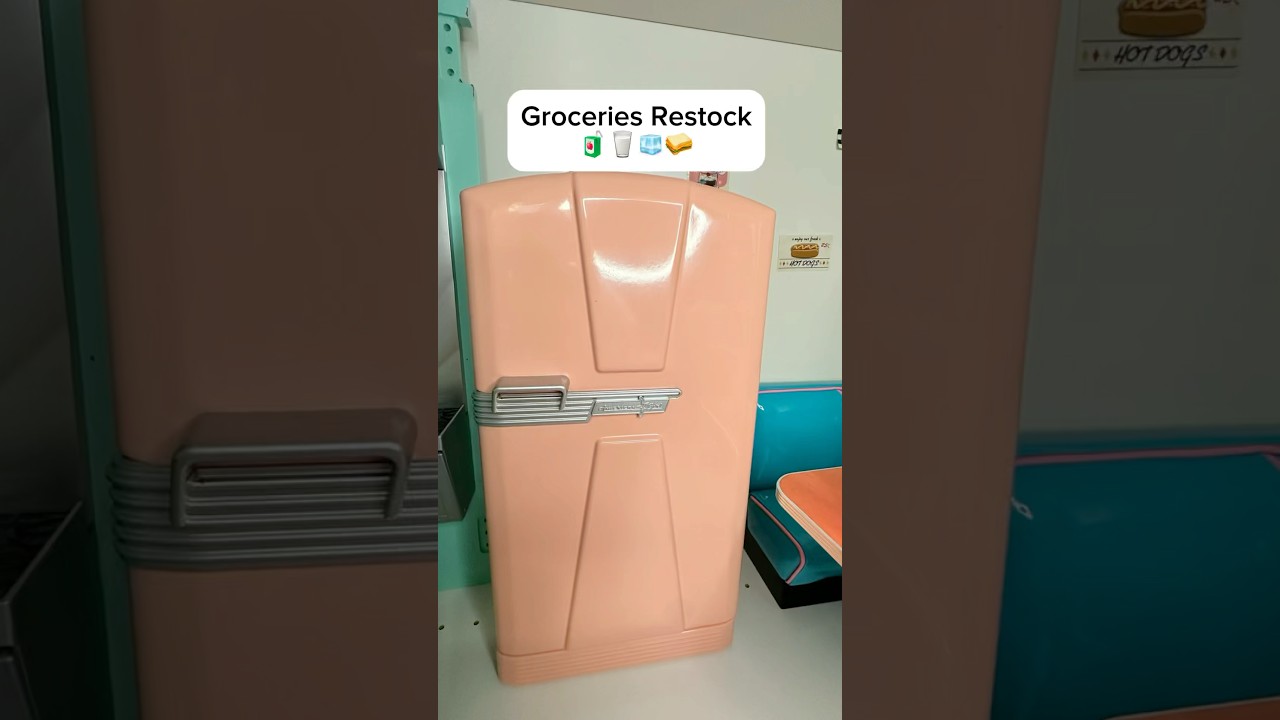 Satisfying Groceries Restock With Miniature Kitchen Toys | Doll House #shortsfeed #shorts #asmr