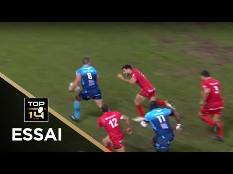 TOP 14 - Essai Louis PICAMOLES 1 (MHR) - Montpellier - Lyon - J13 - Saison 2017/2018