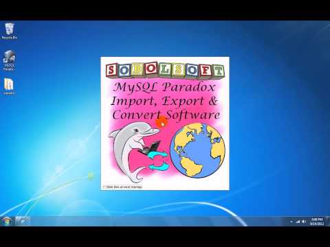 MySQL Paradox Import, Export & Convert Software
