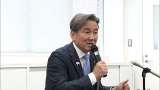6月22日【びわ湖放送ニュース】栗東市長選に現職の竹村氏が出馬表明