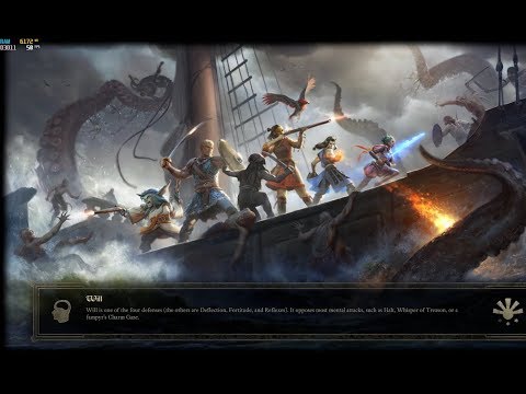 Pillars of Eternity II Deadfire The Forgotten Sanctum - high max settings + ASUS ROG GL703GE