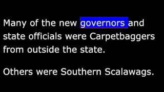 American History - Part 116 - A Johnson - Reconstruction - 13th, 14th, 15th Amendments