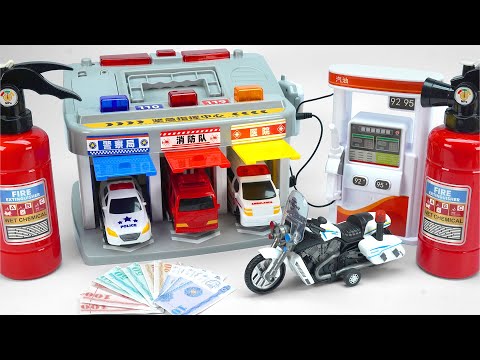 Ultimate Toys Collection, Satisfying Unboxing Police Car Toys Playset ASM
