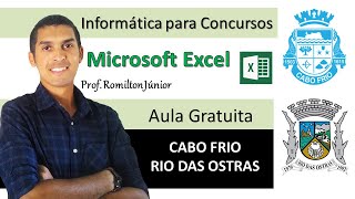 Aula de Informática banca IBAM - Cabo Frio e Rio das Ostras 2020/2021 - Microsoft Excel