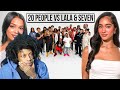 Regtoofunny Reacts To 20 MEN VS 2 INFLUENCERS LALA SEVEN
