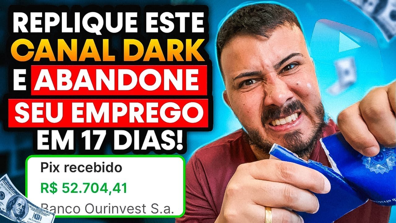 O MAIOR E MAIS LUCRATIVO NICHO DE CANAL DARK DO YOUTUBE + AULA PASSO A PASSO 😱