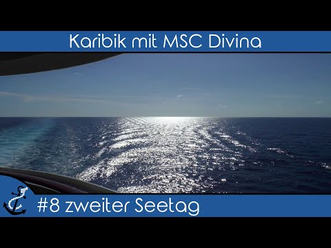 Kreuzfahrt-Vlog Karibik mit MSC Divina 2017 - #8 Kapitänsempfang - Seetag