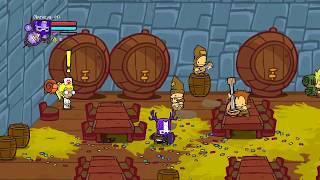 Castle Crashers #1 LUTA CONTRA O PRIMEIRO BOSS