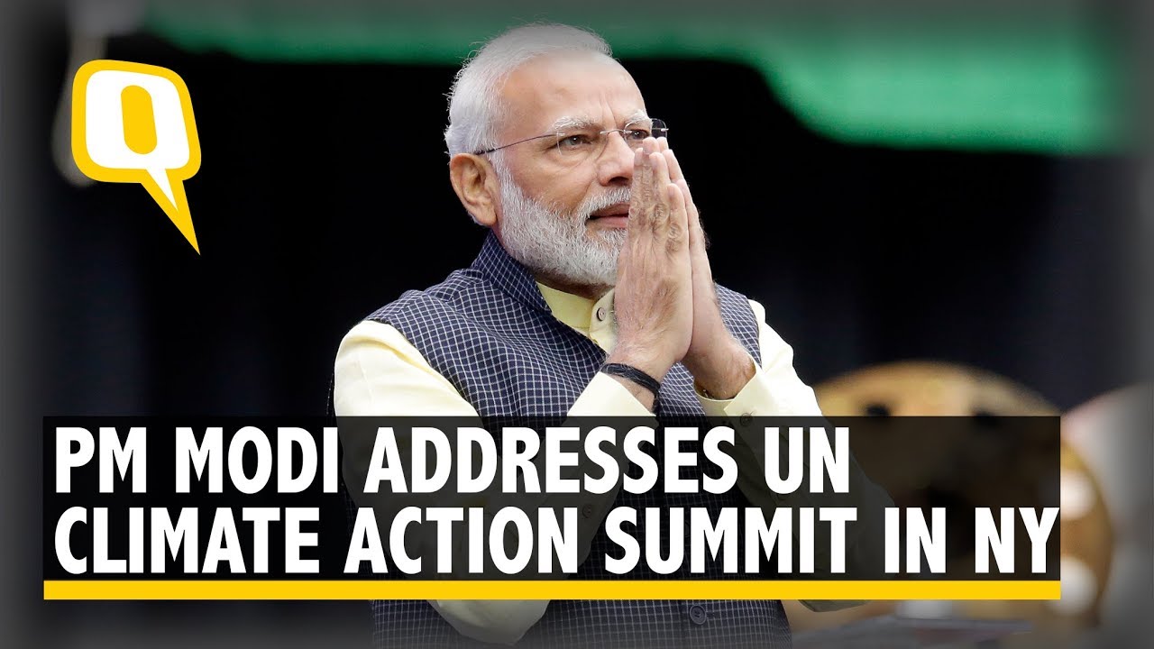 Modi in US: PM Modi Addresses UN Climate Action Summit in New York